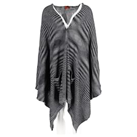 Missoni-Missoni Top Coprispalle in Maglia di Lana Grigio-Grigio