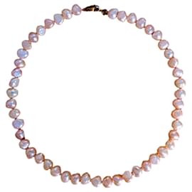 Autre Marque-Fresh water pearle necklace Birks Canada-Pink