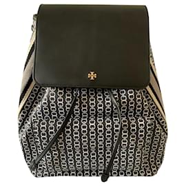 Tory Burch Gemini black backpack Black