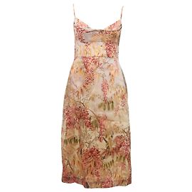 Zimmermann Botanica Robe de Cocktail en Soie Multicolore Multicolore