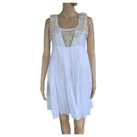 Twin Set Vestidos Blanco