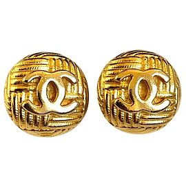 Boucles d'oreilles Chanel dorées Doré