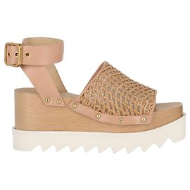 Stella Mc Cartney Sandalias con plataforma Stella McCartney Beige