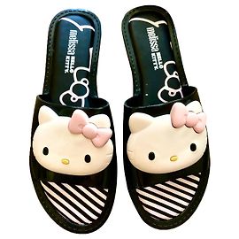 Melissa Sandals Black White