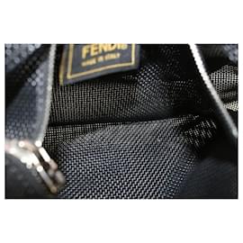 Fendi-Charcoal Cashmere FF Zucca Mama Forever Baguette Shoulder bag 45F314S-Other