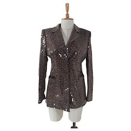 Escada Sequin Blazer Silk Polyester Multiple colors