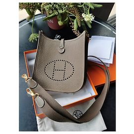 Hermès Evelyne Mini Bag Beige