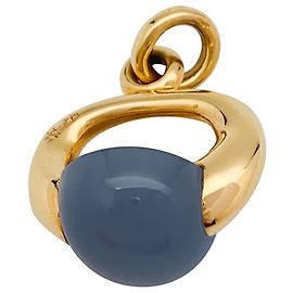 Pendente Pomellato in oro rosa e calcedonio, Collezione Luna. Altro