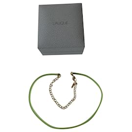 Lalique-Halsketten-Silber,Grün