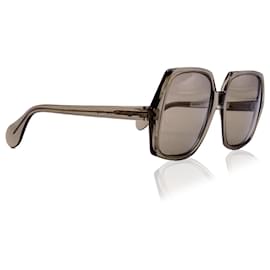 Autre Marque-VINTAGE 70s Óculos de sol femininos superdimensionados menta mod. 465-Cinza