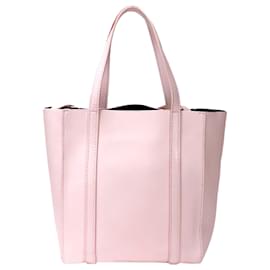 Balenciaga-Balenciaga Pink XXS Everyday Shopping Tote Leather Satchel-Pink