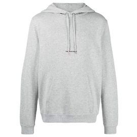 Sweatshirt mit bedrucktem Logo von Saint Laurent Graumeliert Grau