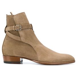 Botins Saint Laurent Wyatt 30 Jodhpur Bege