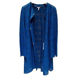 Loewe leather coat Blue