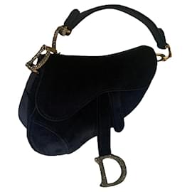 Christian Dior-Handbags-Navy blue