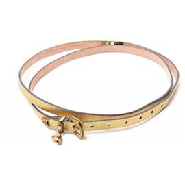 Alexander Mcqueen-Belts-Golden