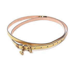 Alexander Mcqueen Ceintures Doré