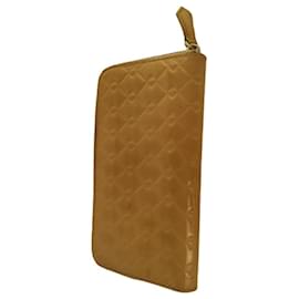 Fendi-Fendi Patent Leather Wallet-Beige