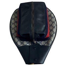 Gucci Satteltaschen Rot Marineblau