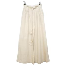 Ulla Johnson-Ulla Johnson Ayana Wide Leg Trousers-Cream