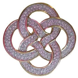 Spilla Swarovski in placcato oro e cristalli D'oro