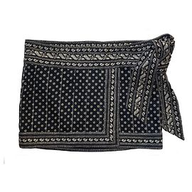 FALDA CON ESTAMPADO BOHO ISABEL MARANT ETOILE LYNE Negro Blanco