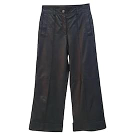 Chanel-Pantalones, polainas-Negro