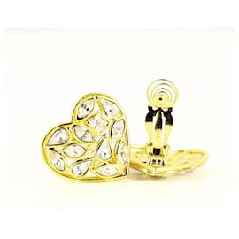 Yves Saint Laurent-Golden heart earring Yves Saint Laurent-Golden