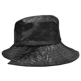 JW Anderson Cappello a secchiello asimmetrico in tela nera Nero