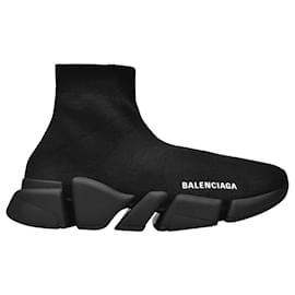 Balenciaga-Speed 2.0 Lt Sneakers in Black-Black