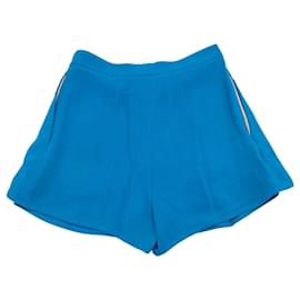 Elie Saab-Elie Saab shorts in ocean blue-Blue