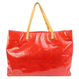 Louis Vuitton-XL Red Monogram Vernis Reade GM Tote Bag-Other