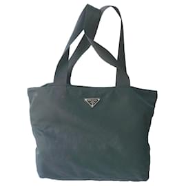 Prada-PRADA Satchel bag VELA Black Simple B.E/GM-Black