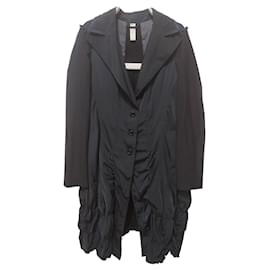 High-Trench coats-Black