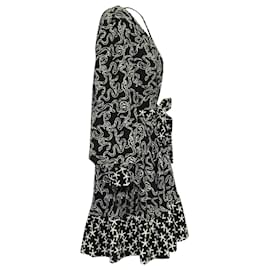 Autre Marque-Stine Goya Farrow Kurzes strukturiertes Kleid aus schwarzem Polyester-Schwarz