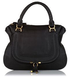Chloé Chloe Black Marcie Ledertasche Schwarz