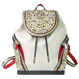 Christian Louboutin Rucksack Weiß