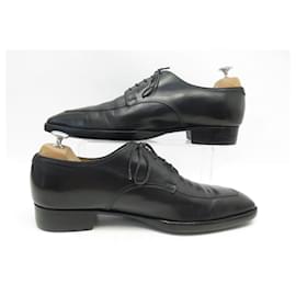 JM Weston-JM WESTON DERBY BEAUBOURG SHOES 9.5E 43.5 BLACK LEATHER SHOES-Black
