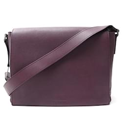 Christian Dior-NEW CHRISTIAN DIOR MEN BAG BANDOULIERE BORDEAUX LEATHER BAG NEW BAG-Dark red