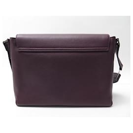 Christian Dior-NEW CHRISTIAN DIOR MEN BAG BANDOULIERE BORDEAUX LEATHER BAG NEW BAG-Dark red