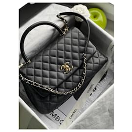 Chanel-Chanel medium Coco Handle bag-Black