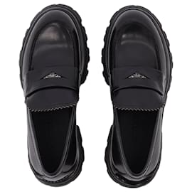 Alexander Mcqueen-White Leather Loafers-White