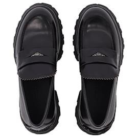Alexander Mcqueen-White Leather Loafers-White