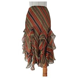 Jupe Ralph Lauren Multicolore Polyester M Multicolore