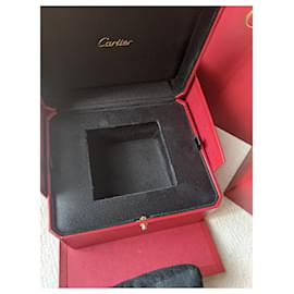 Cartier-Reloj y Joyero y bolsa de papel-Roja
