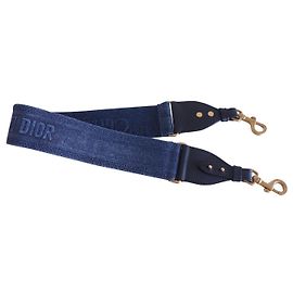 Dior shoulder strap Dark blue