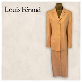 Louis Féraud-Skirt suit-Peach