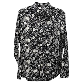Isabel Marant-Isabel Marant Floral Printed Shirt in Black Cotton-Other