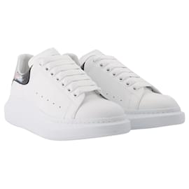 Alexander Mcqueen-Oversized Sneaker in White Leather-White