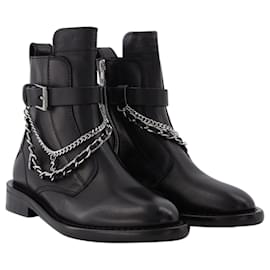 Zadig & Voltaire-Joe Smooth Cowskin + Studs Pip in black leather-Black
